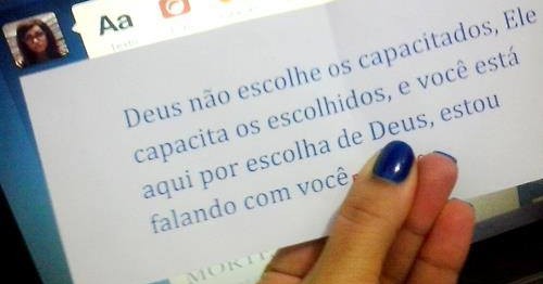 DEUS NÃO ESCOLHE...